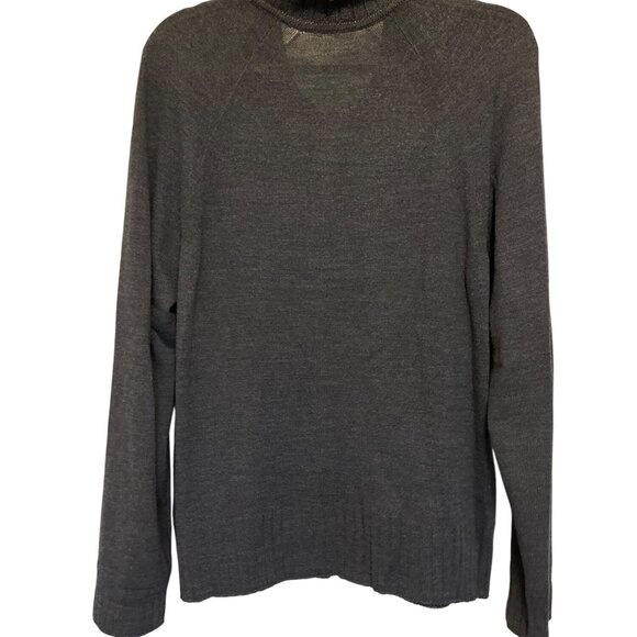 St. John Sport Heather Grey Knit Zip-Up Sweater Set Womens Soft & Cozy Size XL - Picture 3 of 10